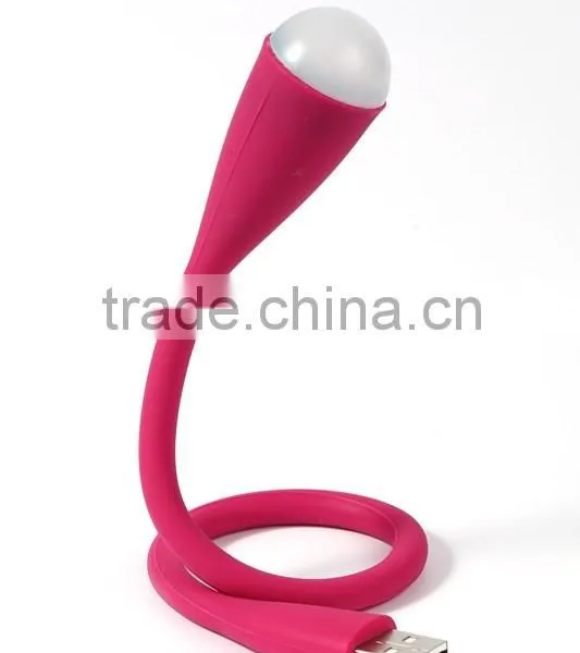Christmas Led Gift LED USB Working Light Orange 0.5w DC 3V Black Bendable Easy Carrying photo-3