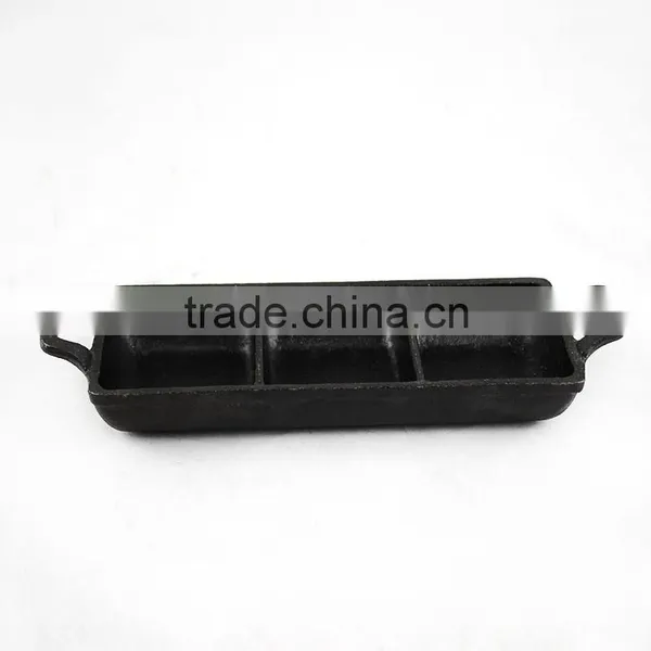 TRIONFO Mini Cast Iron Two Ears Cake Baking Pan photo-2