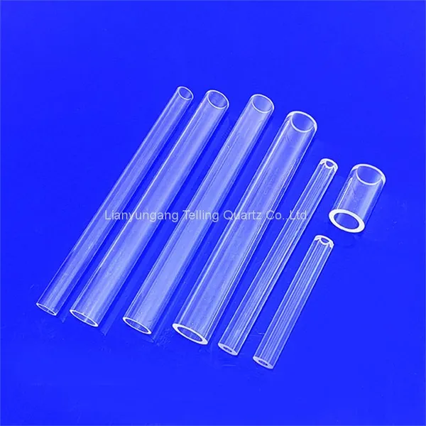 Custom High Temperature Quartz Glass Tube Transparent Quartz Tube photo-2