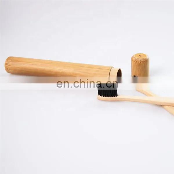 Eco-friendly Natural Bamboo Tubes Packaging, Bamboo Toothbrush Holder, Bambpp Toothbrush Case photo-4