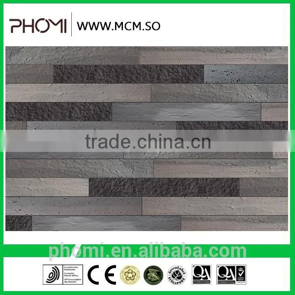Fire Rated Flexible Modified Clay Material Breathability Durability Decorative Black Interior Wall Cladding photo-4