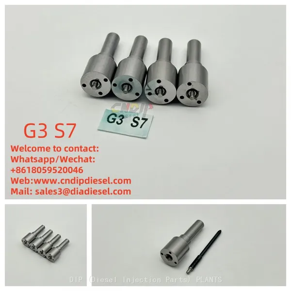 G3S7 Fuel Injector Nozzle Spray 23670-0L100 for Common Rail System Valve Plate Repair Kits