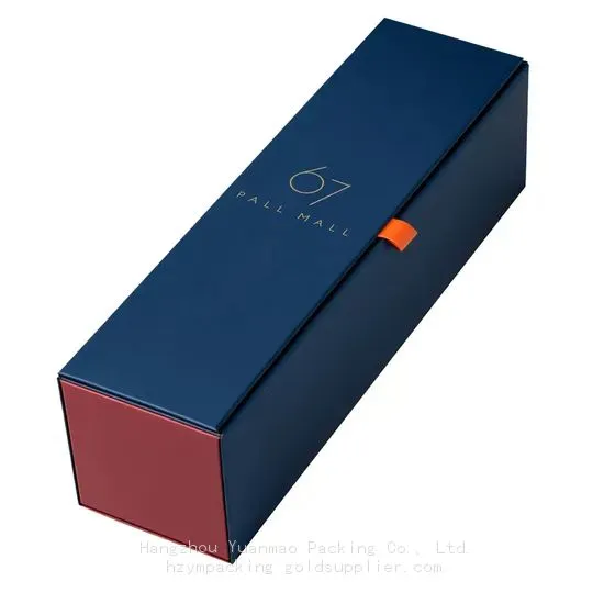 Custom Luxury Red Wine Paper Cardboard Magnetic Bottle Packaging Gift Wine Boxes photo-2