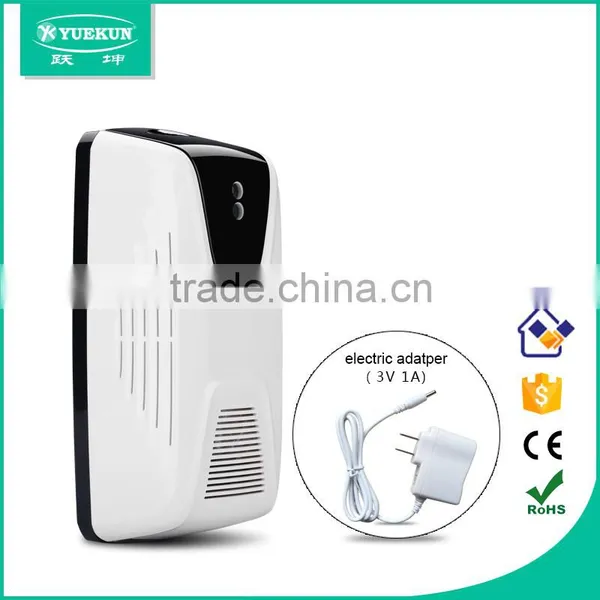 Wholesale Electric Battery Fan Automatic Air Freshener Dispenser Wall Mounted Refilled Essential Oil ABS Air Fragrance Dispenser