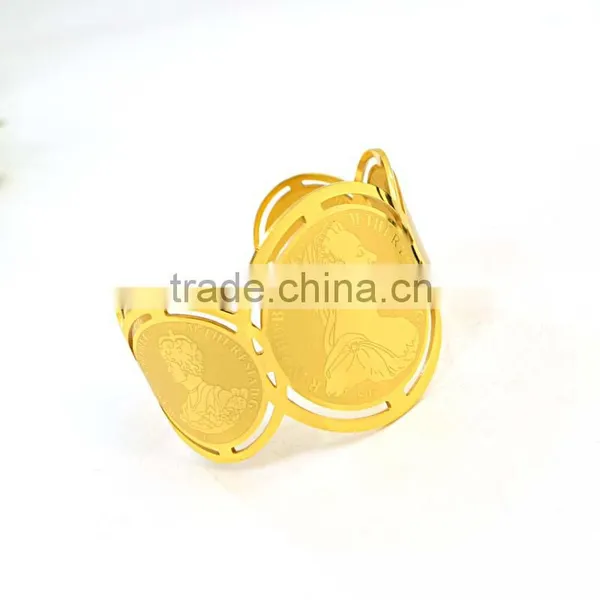 New Products 2016 Saudi Gold Jewelry Hot Selling Stainless Steel Bangle Supplier's Choice photo-2