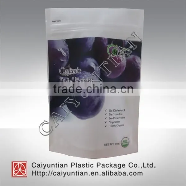 Laminated Customized Dried Fruit Packaging Plastic Bag,stand up Resealable Heat Seal Dried Fruit Plastic Bag photo-2