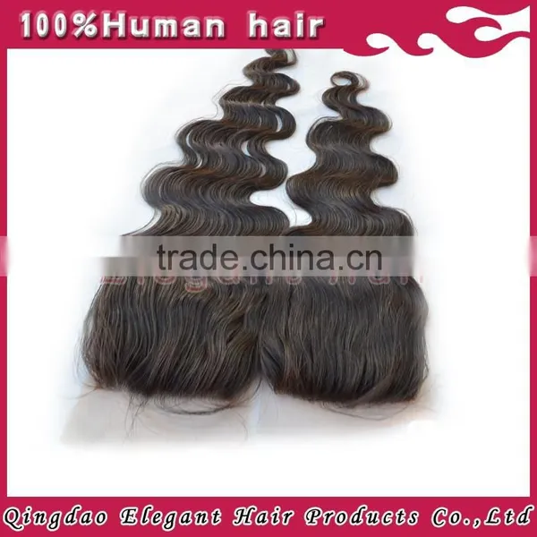 Elegant Hair Products 2015 Best Sellers Drop Shipping Suppliers Body Wave Middle Part Lace Closure photo-2