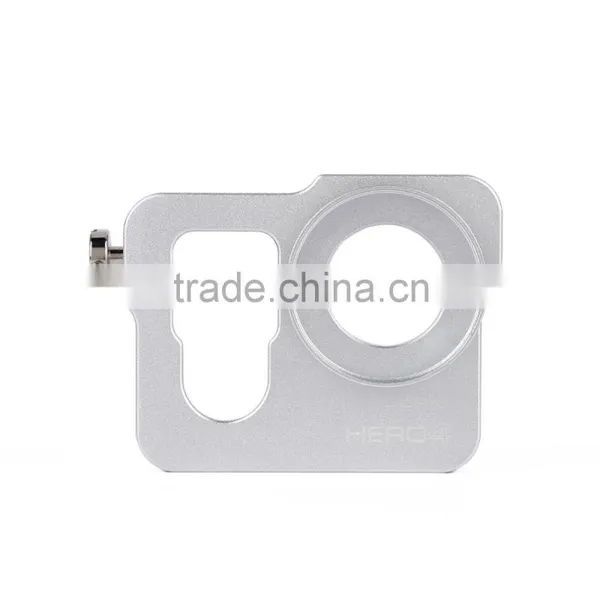 Silver Metal CNC Aluminium Protective Case Shell for Hero4 HERO3+ photo-4