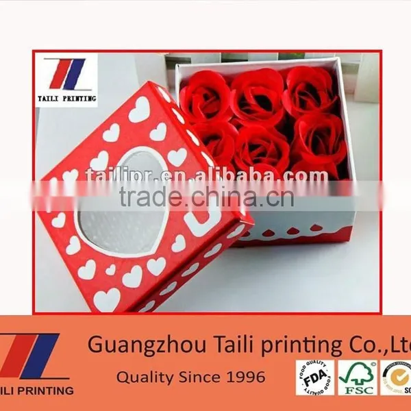 Decorative Paper Flower Packaging Box photo-2