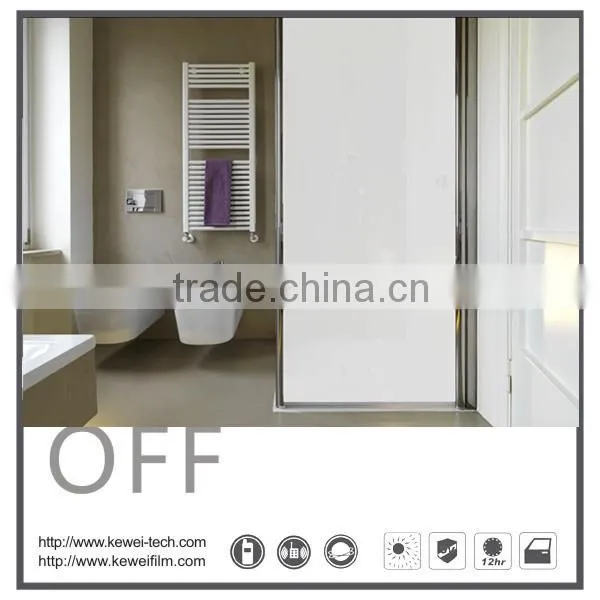 Electrically Switchable Smart Glass for Shower Room,turn off to Keep in Privacy