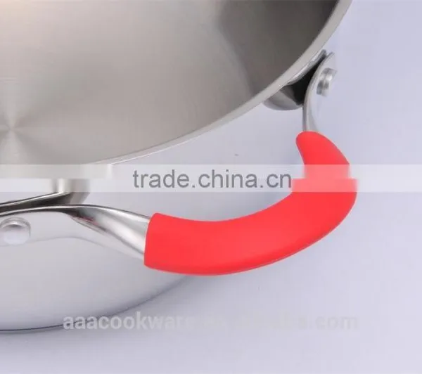 Stainless Steel Cookware With Silicone Handle photo-2