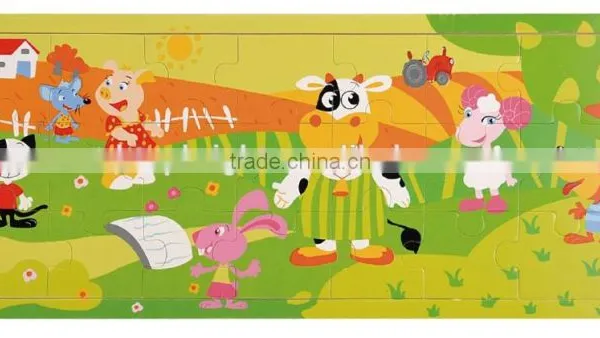 2014 Popular Child Toys Silk Screen Printing 21 Pcs Car Bus Plane Boat Design Custom Jigsaw Puzzle photo-5