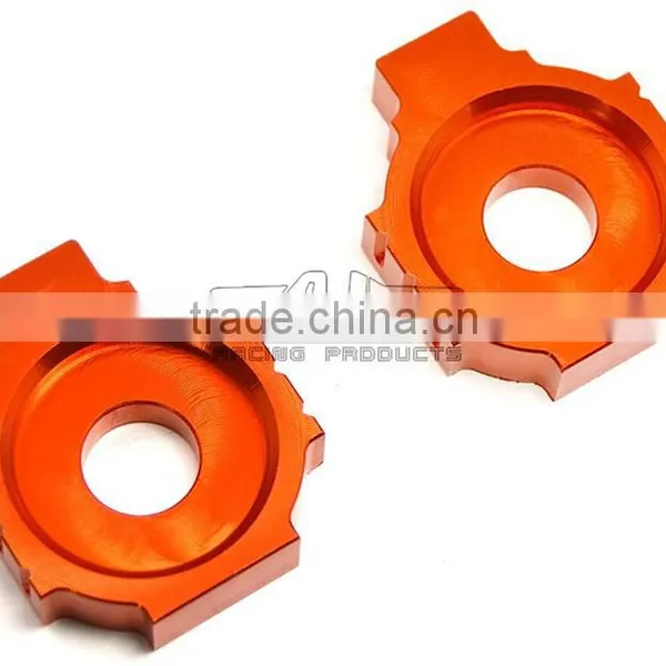 BJ-CA-KT001-OR Motorcycle CNC Rear Axle Spindle Chain Adjuster Blocks for KTM DUKE 125/200/390 photo-6