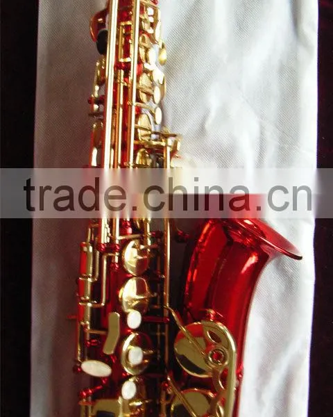 China Cheap Alto Saxophone, Red Paint Suitable for Student photo-3
