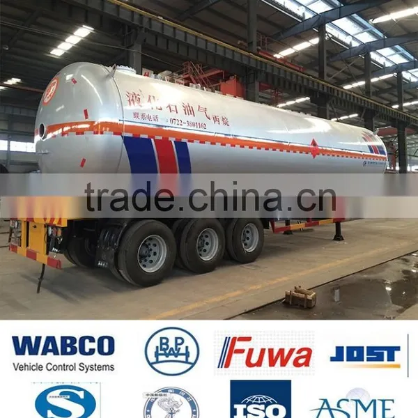 LPG Tank Trailer 40000 Liters, 40000 Liters ASME LPG Gas Truck Trailer, ASME LPG Truck Trailer photo-4