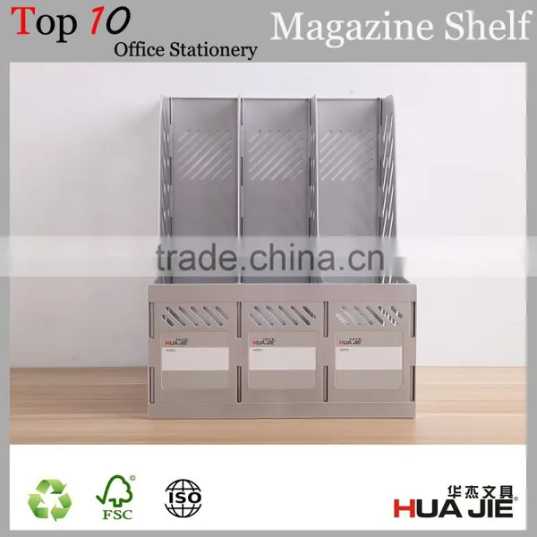 Plastic office assembled desktop folder organizer