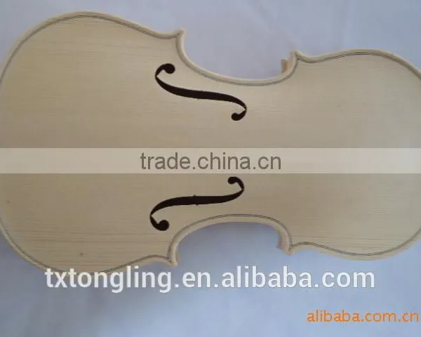 Quality Solid Wood Flamed Cello Unfinished White Cello 4/4 Made in China TL012 photo-5