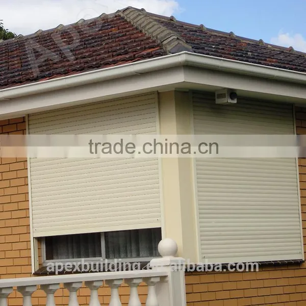White and IVory Color Window Shutter Aluminum Shutter photo-2