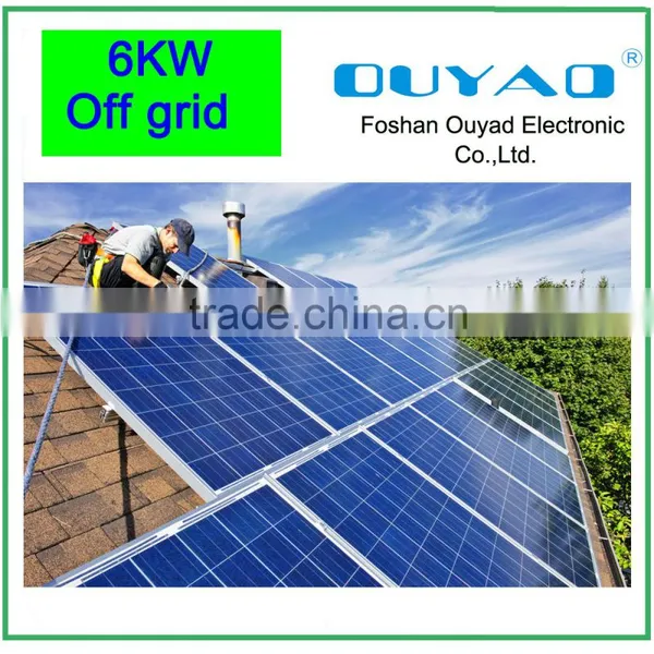 High Quality 6KW Off Grid Solar Power System Home, Home Solar System