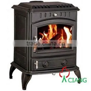 solid fuel fireplace with boiler