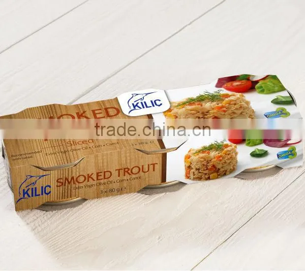 Canned Smoked Rainbow Trout (sliced)