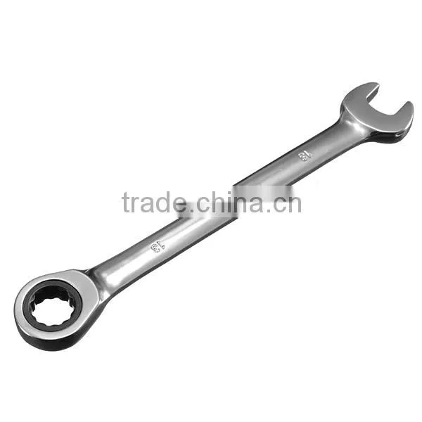 1pc Reversible Combination Stubby Ratchet Wrench Ratcheting Socket Spanner AR-76 photo-4