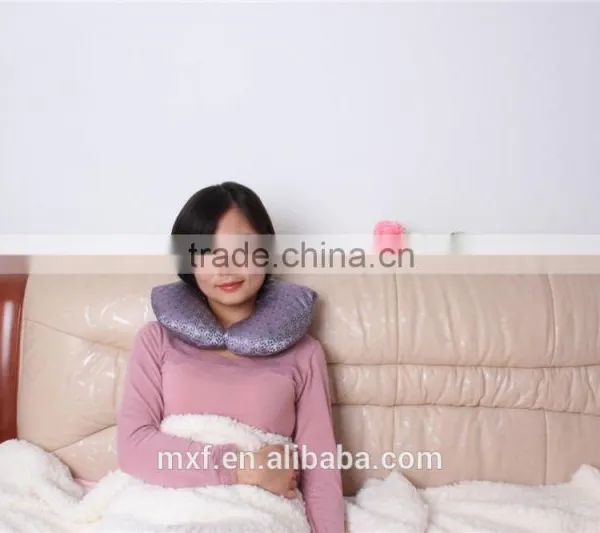 u Shape Organic Buckwheat or Flax Seed Neck Pillow for Beautify photo-6