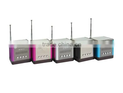Portable Mini Digital MP3 Player FM Radio Card Reader Speaker photo-2