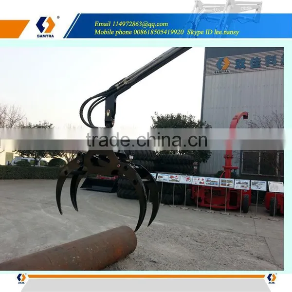 Tractor Crane, Forest Log Crane, Log Trailer photo-3