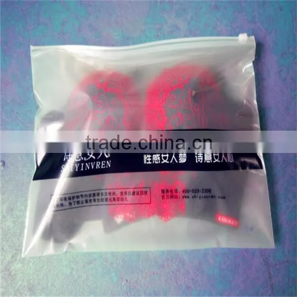 Unique Customized Transparent EVA PVC Plastic Zipper Bag - Slider Type photo-3