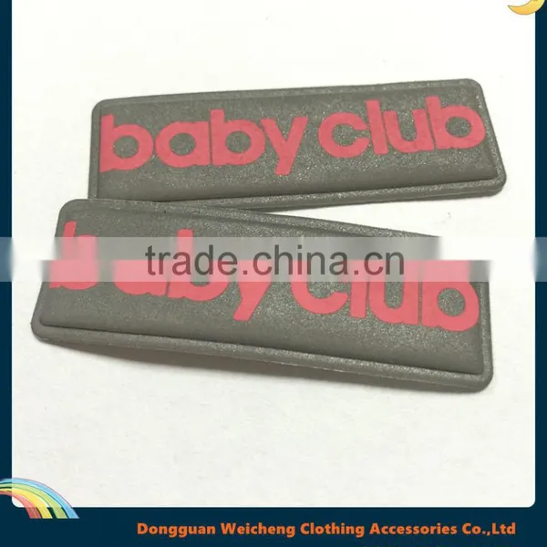 Soft Custom Square 3d Silicone PVC Rubber Patches photo-3