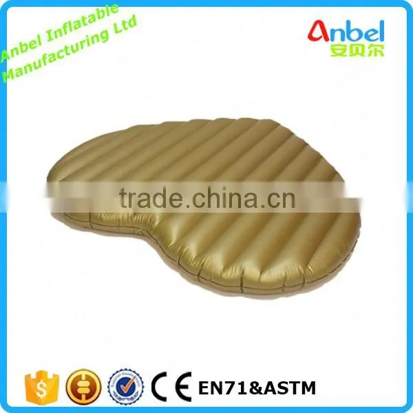 Inflatable Gold Heart Pool Float photo-2