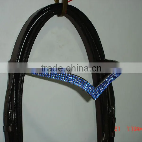 Leather Crystal Browband