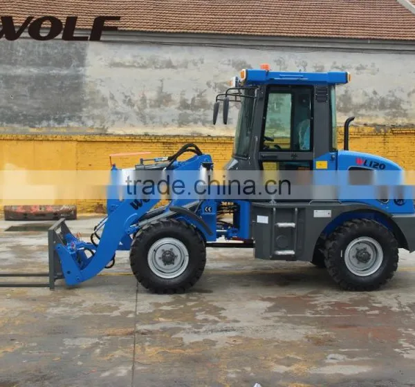 CE Approved Farming Machine Zl12 Mini Wheel Loader for Sale in France photo-2