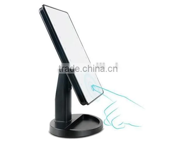 Hot Sale 16LED Light Comestic Mirror for Makeup Touch Screen on Desk photo-2