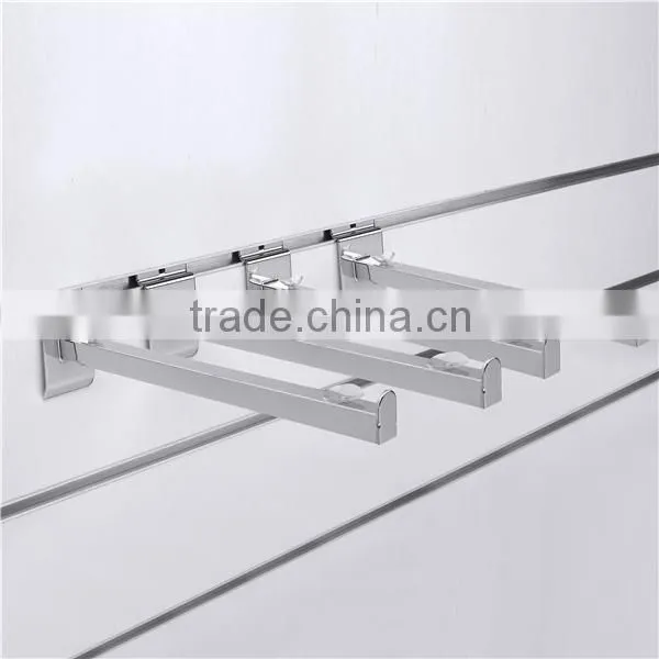 Metal Pipe Holder Slatwall Marble Shelf Bracket photo-3