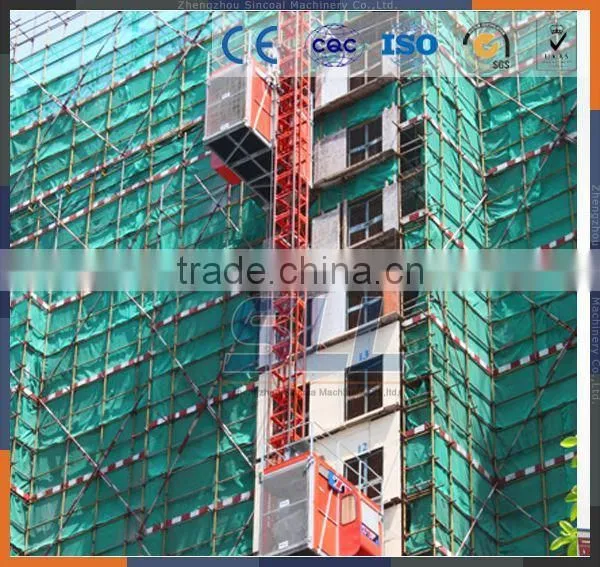 Zhengzhou Sincola Safety&Reliable Performance Construction Elevator SC 200 , Elevator, Building Elevator For Sale