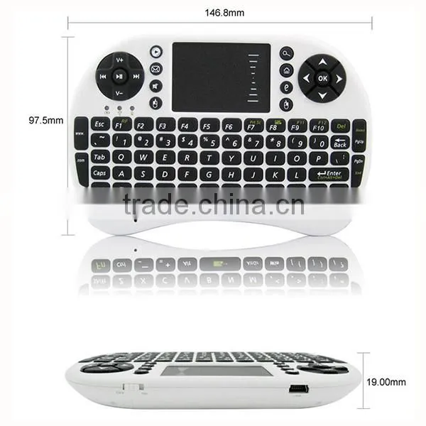 2.4Ghz Mini Wireless Fly Air Mouse Keyboard Built-in With High Sensitive Smart Touchpad photo-5