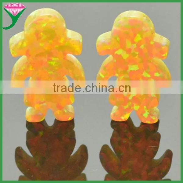 Synthetic Yellow Little Girl Fire Opal /ethiopian Opals for Sale