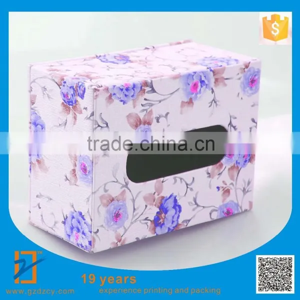 Functional Handmade Decorate Fancy Squre Facial Leather Tissue Box for Hotel photo-5