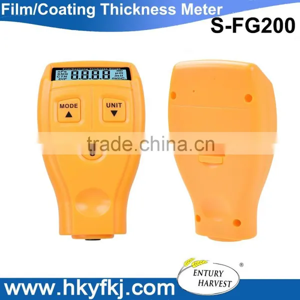 2016 New Thickness Gauge Portable Nondestructive Nonmagnetic Coating Thickness Meter