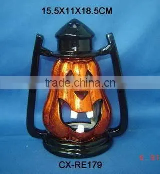 Beautiful Ceramic Halloween Pumpkin Decorations Led Light Pumpkin photo-2