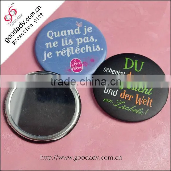 Wedding Gift Hand Mirror / Magic Mirror / Tin Cosmetic Mirror photo-2