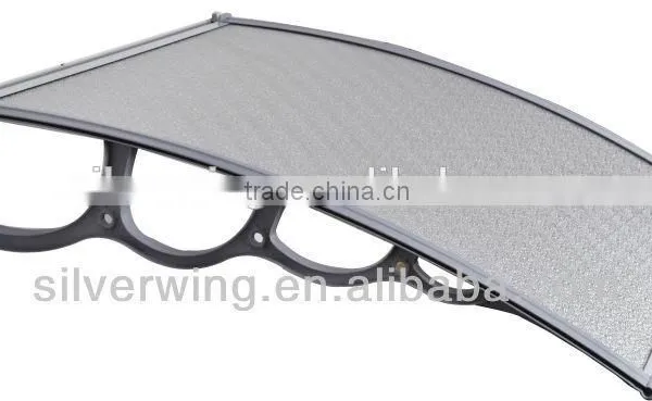 Economic Outdoor DIY Polycarbonate Plastic Awning Rain Door Cover photo-5