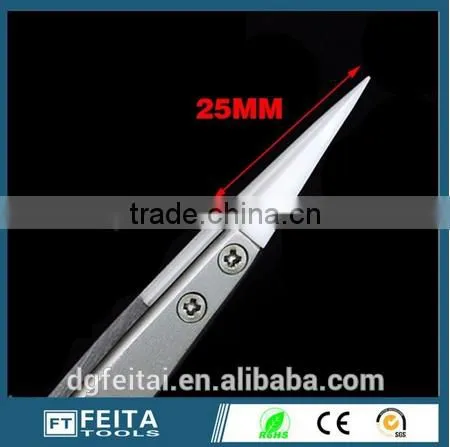 Cleaning Tool ESD White Plastic Tweezers /ESD Antistatic Tweezers photo-2