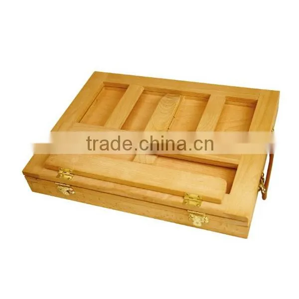 Made in China Unfinished Handmade Beech Wooden Desk Sketch Box Easel photo-5
