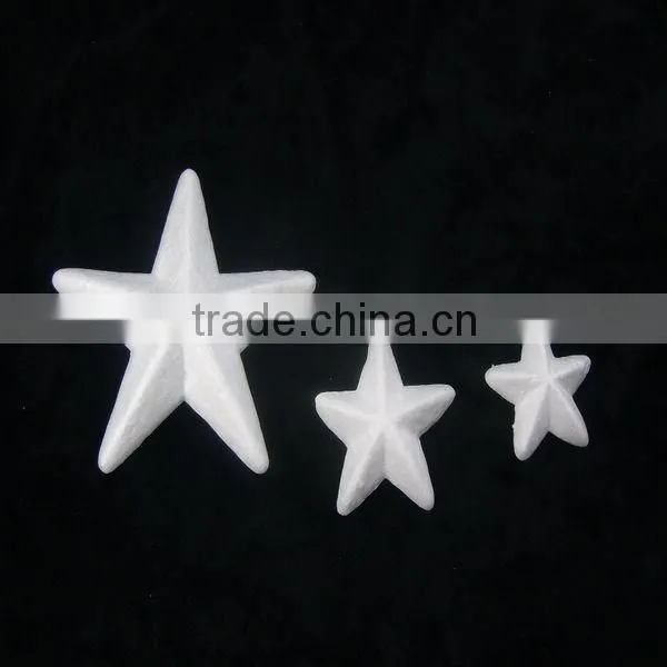 YIWU YIPAI80mm White Polyfoam Solid Five--pointed Star photo-6