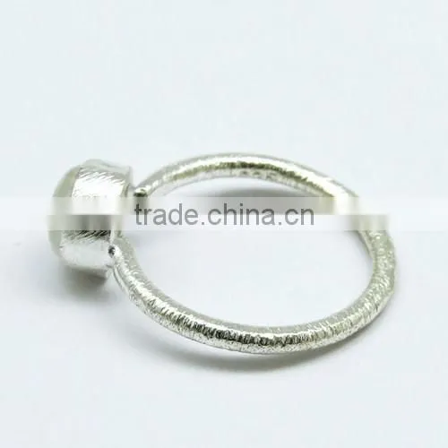 'Rainbow Mist' Moonstone 925 Sterling Silver Ring, Silver Jewelry Exporter, Silver Jewelry Manufacturer photo-4