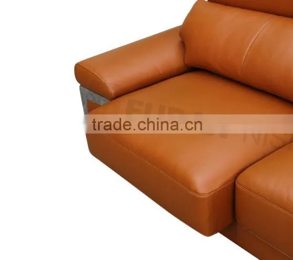 Attractive Design Lounge Furniture Classical Round Leather Sofa photo-4