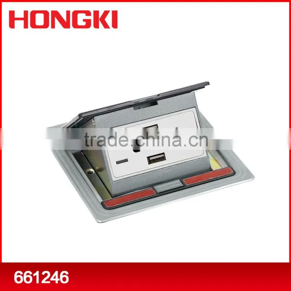 Ultra Thin POP UP Floor Box WITH USB photo-2